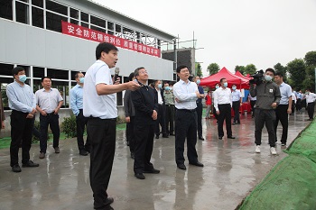 平頂山市委書記張雷明調研天成鴿業(yè)科技產業(yè)園 項目建設情況